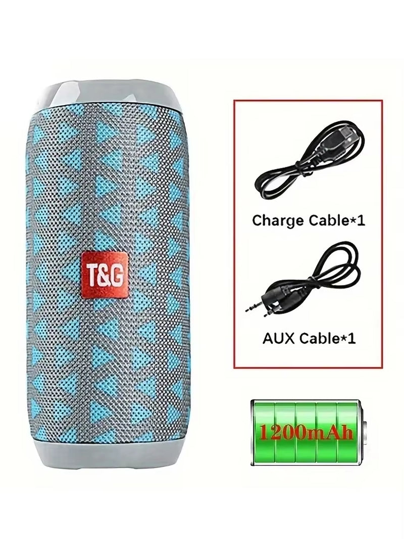 TG117 Portable Bluetooth Speaker Outdoor Wireless Woofer Free Call /FM/TF Card/Usb Flash Drive Connect Mobile Phone/Tablet