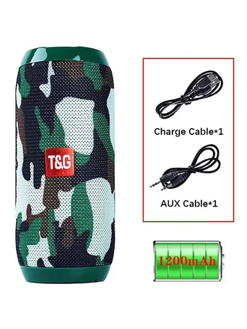 TG117 Portable Bluetooth Speaker Outdoor Wireless Woofer Free Call /FM/TF Card/Usb Flash Drive Connect Mobile Phone/Tablet