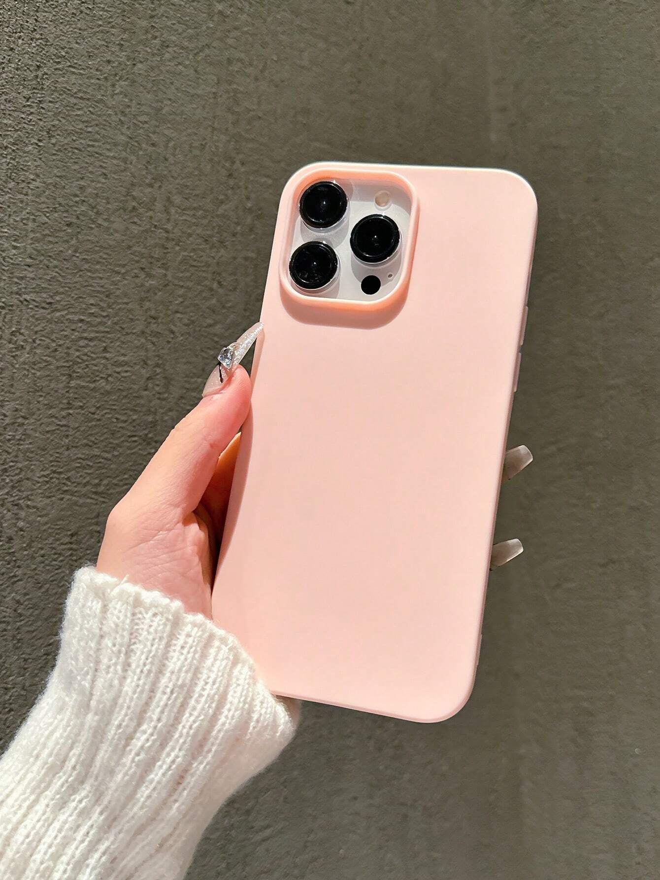Apple Iphone 16 Iphone Simplistic Solid Color Matte Anti-Fall Mobile Phone Case