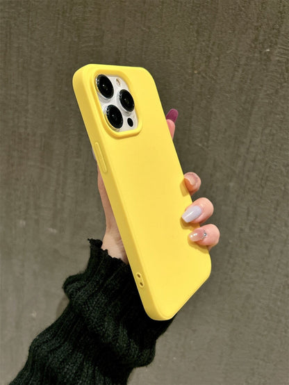 Apple Iphone 16 Iphone Simplistic Solid Color Matte Anti-Fall Mobile Phone Case