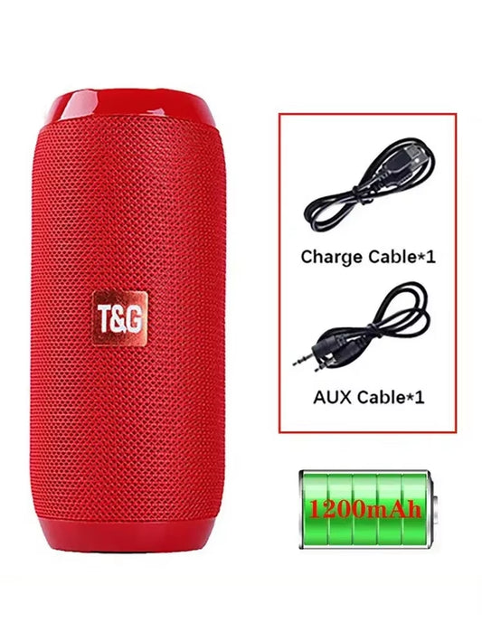TG117 Portable Bluetooth Speaker Outdoor Wireless Woofer Free Call /FM/TF Card/Usb Flash Drive Connect Mobile Phone/Tablet