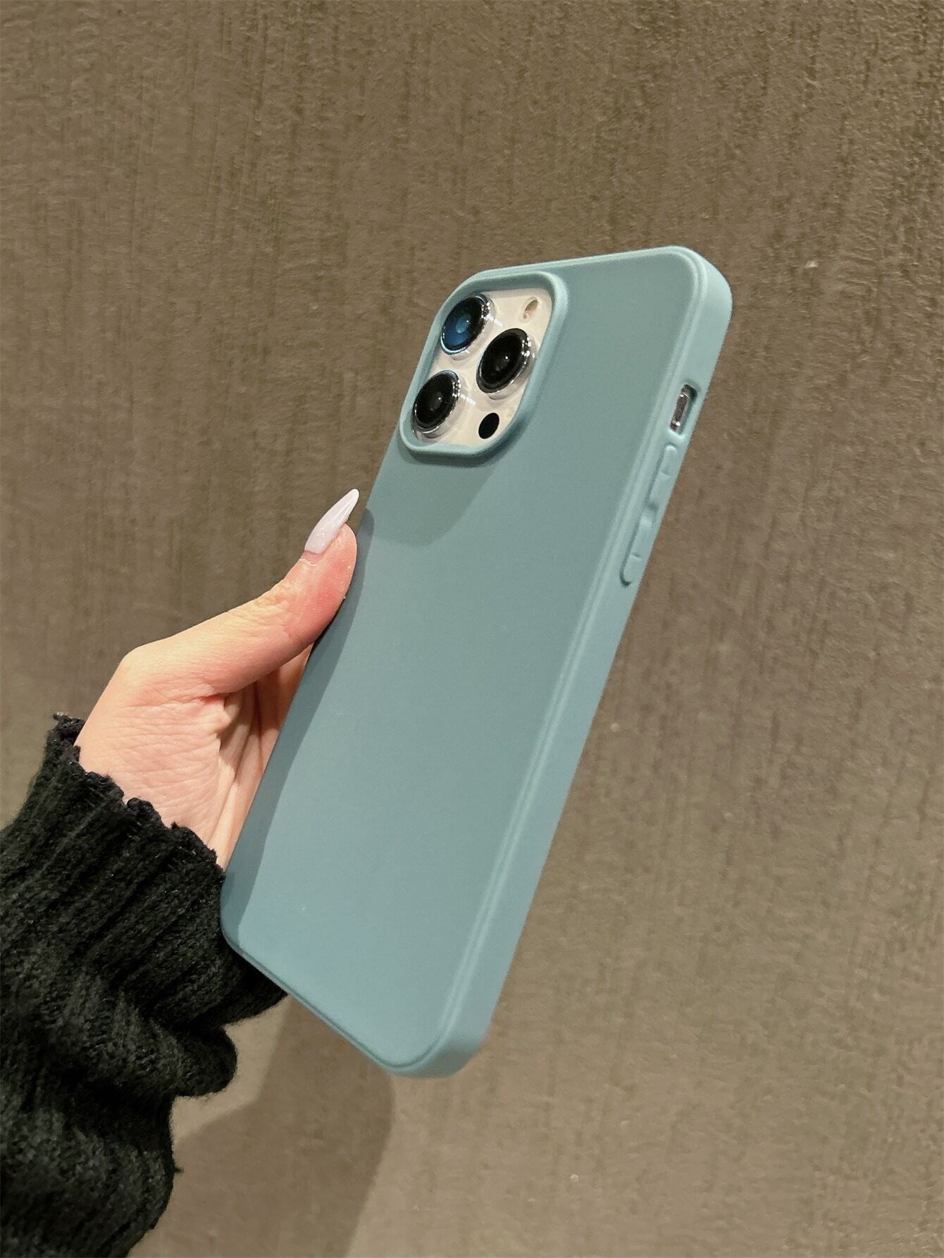 Apple Iphone 16 Iphone Simplistic Solid Color Matte Anti-Fall Mobile Phone Case