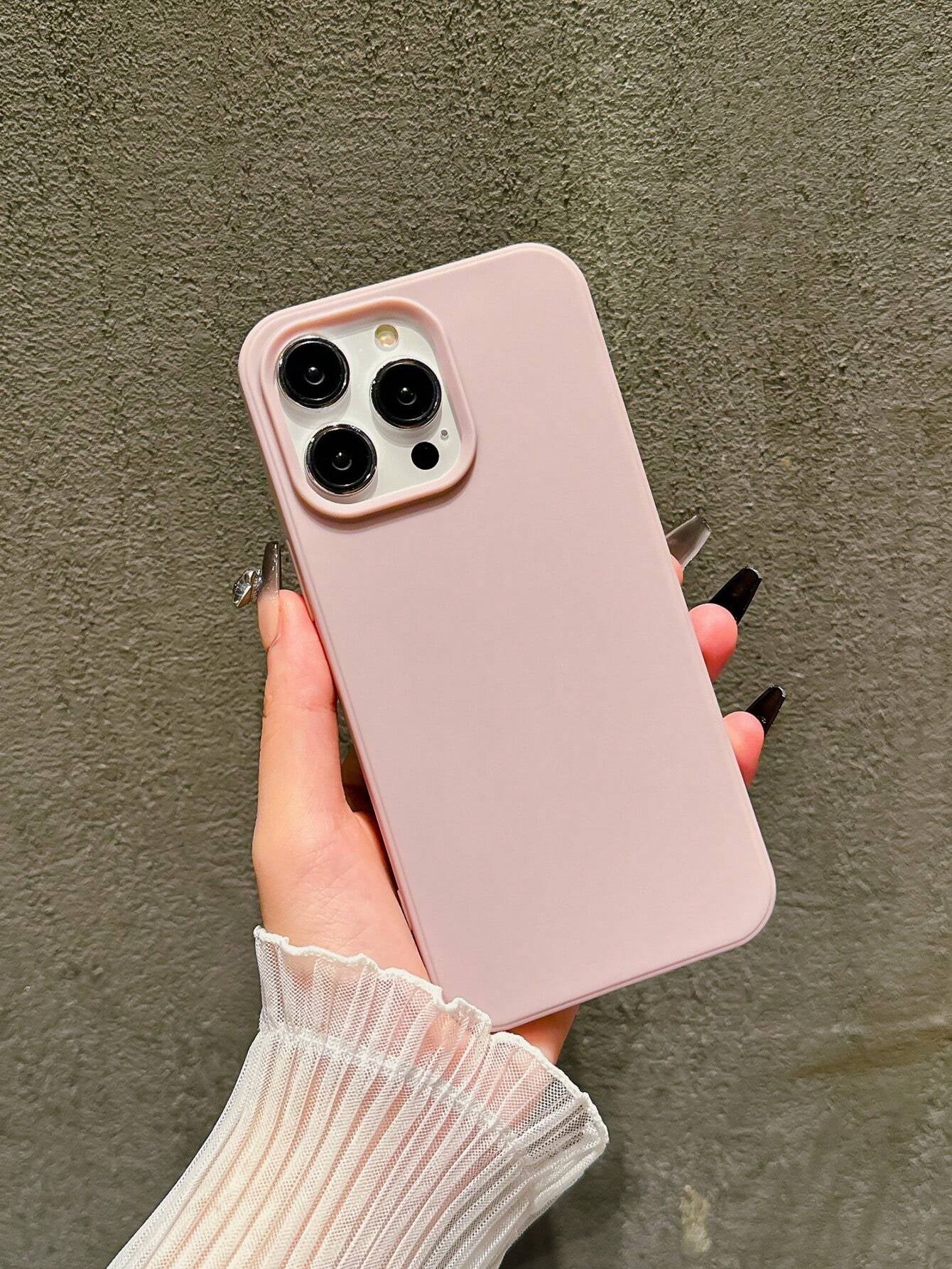Apple Iphone 16 Iphone Simplistic Solid Color Matte Anti-Fall Mobile Phone Case