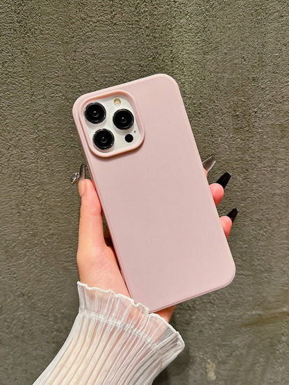 Apple Iphone 16 Iphone Simplistic Solid Color Matte Anti-Fall Mobile Phone Case