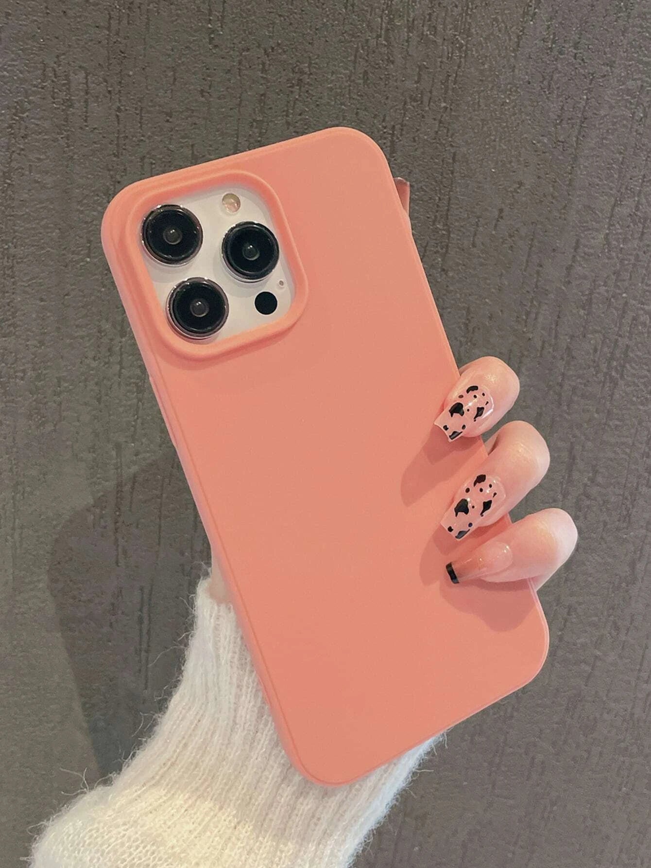 Apple Iphone 16 Iphone Simplistic Solid Color Matte Anti-Fall Mobile Phone Case
