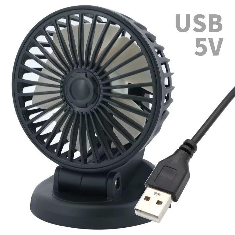 Car Fan Single Head Fan 360° Adjustable Cooling Fan Car Electrical Appliances with Cigarette Lighter Plug for Car Truck SUV RV