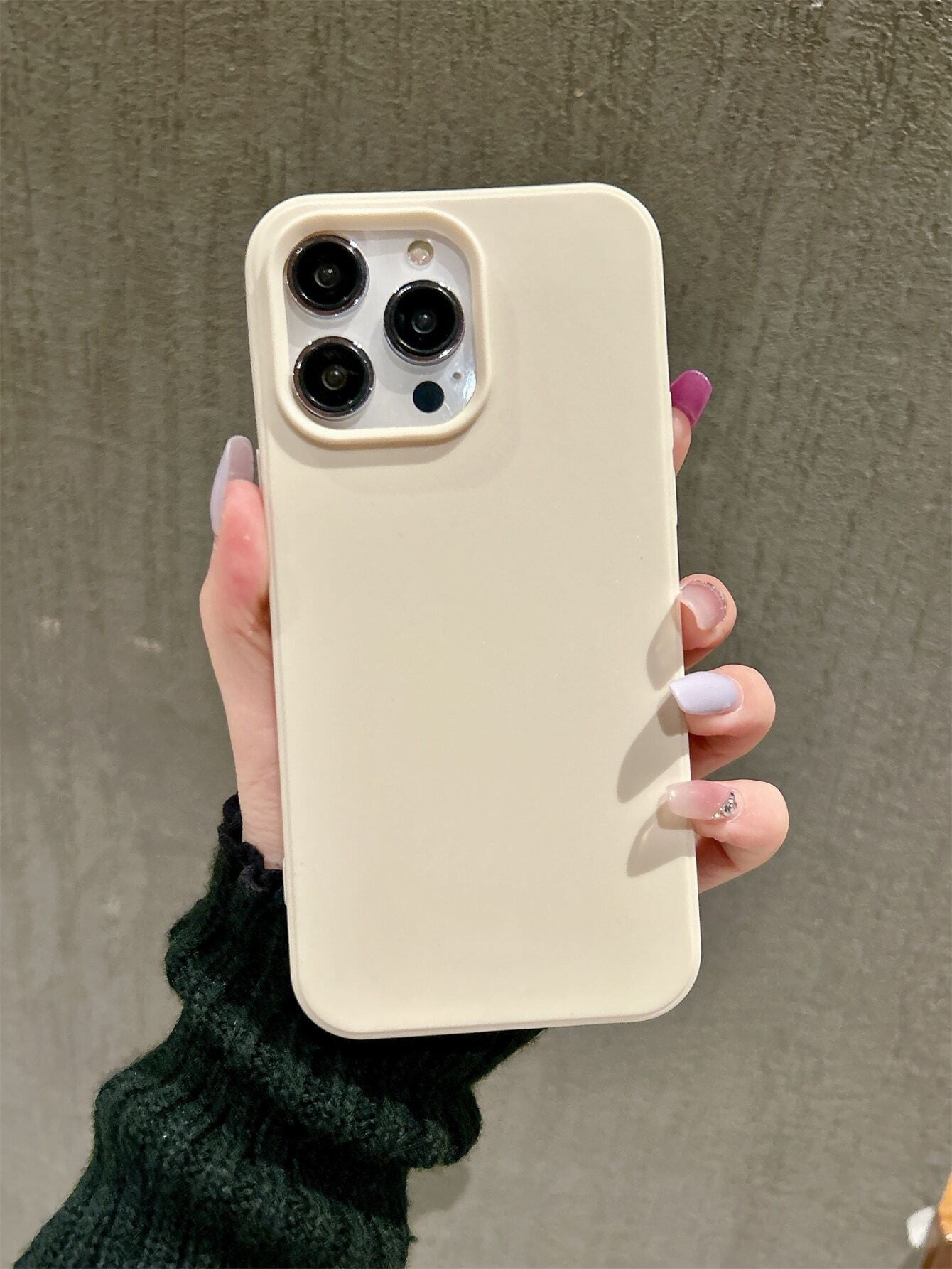 Apple Iphone 16 Iphone Simplistic Solid Color Matte Anti-Fall Mobile Phone Case