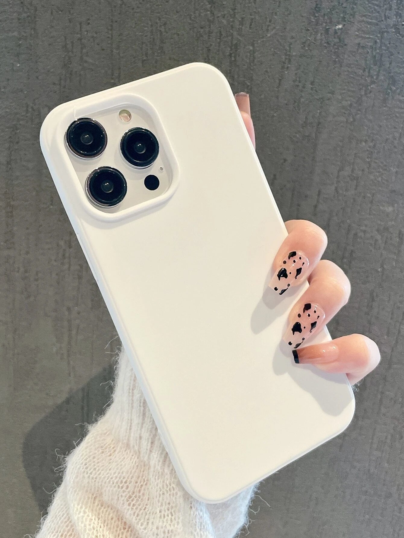 Apple Iphone 16 Iphone Simplistic Solid Color Matte Anti-Fall Mobile Phone Case