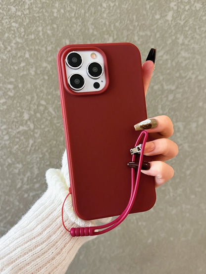 Apple Iphone 16 Iphone Simplistic Solid Color Matte Anti-Fall Mobile Phone Case