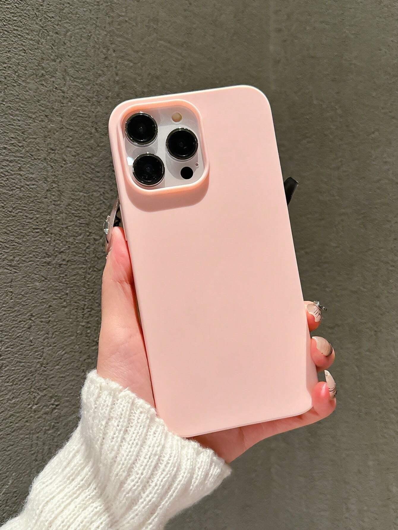 Apple Iphone 16 Iphone Simplistic Solid Color Matte Anti-Fall Mobile Phone Case