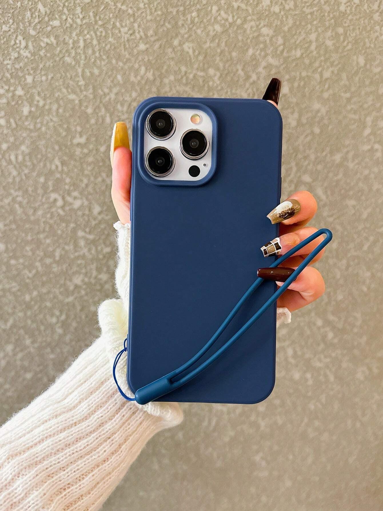Apple Iphone 16 Iphone Simplistic Solid Color Matte Anti-Fall Mobile Phone Case