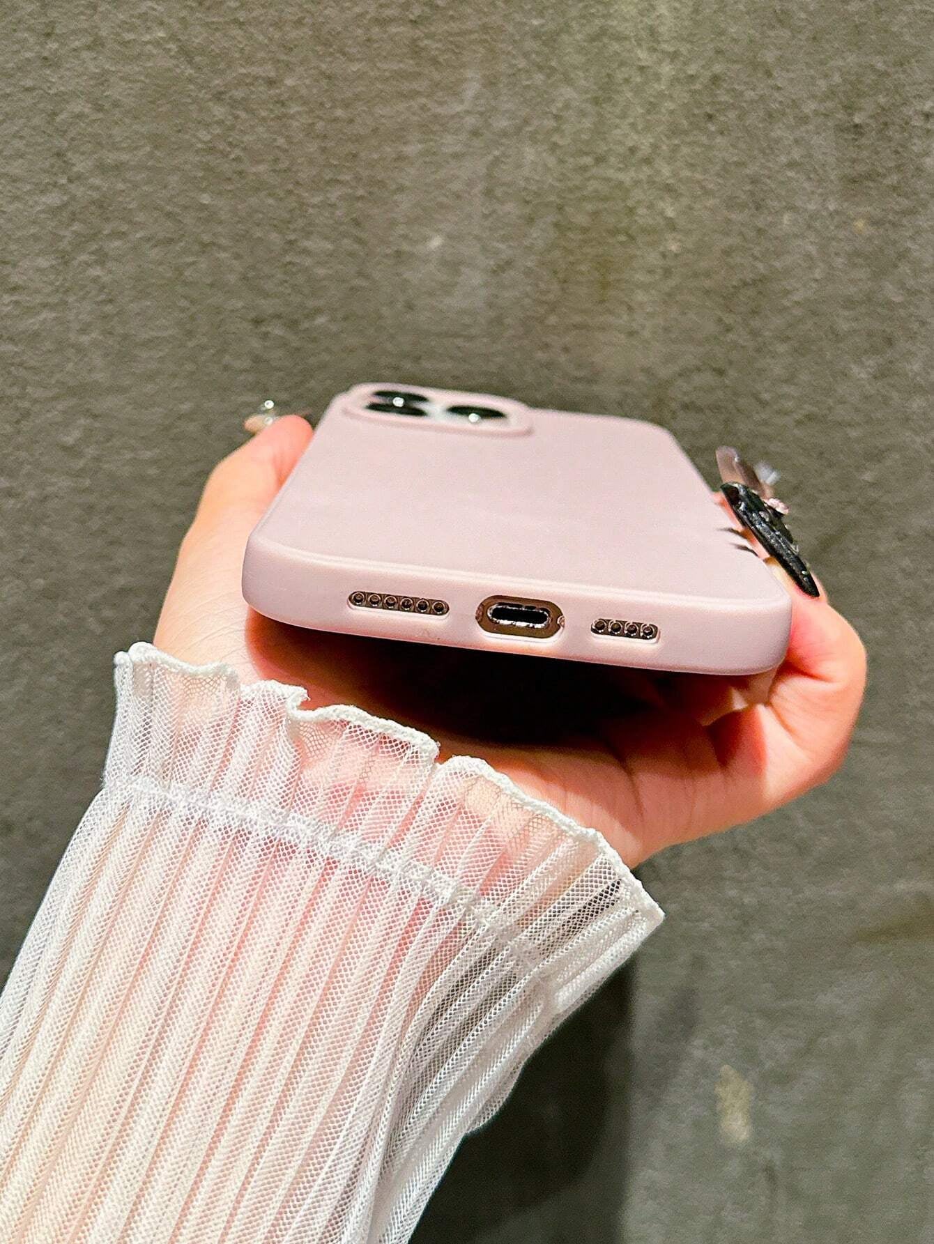 Apple Iphone 16 Iphone Simplistic Solid Color Matte Anti-Fall Mobile Phone Case