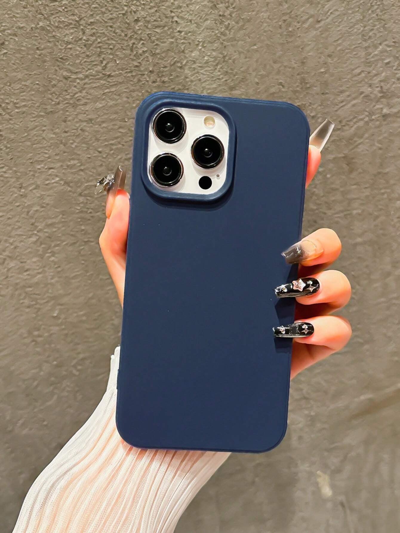 Apple Iphone 16 Iphone Simplistic Solid Color Matte Anti-Fall Mobile Phone Case