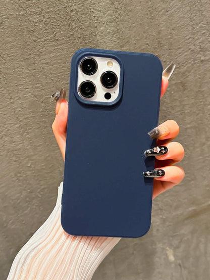Apple Iphone 16 Iphone Simplistic Solid Color Matte Anti-Fall Mobile Phone Case