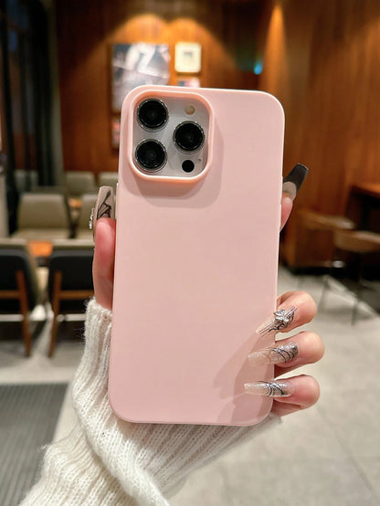 Apple Iphone 16 Iphone Simplistic Solid Color Matte Anti-Fall Mobile Phone Case
