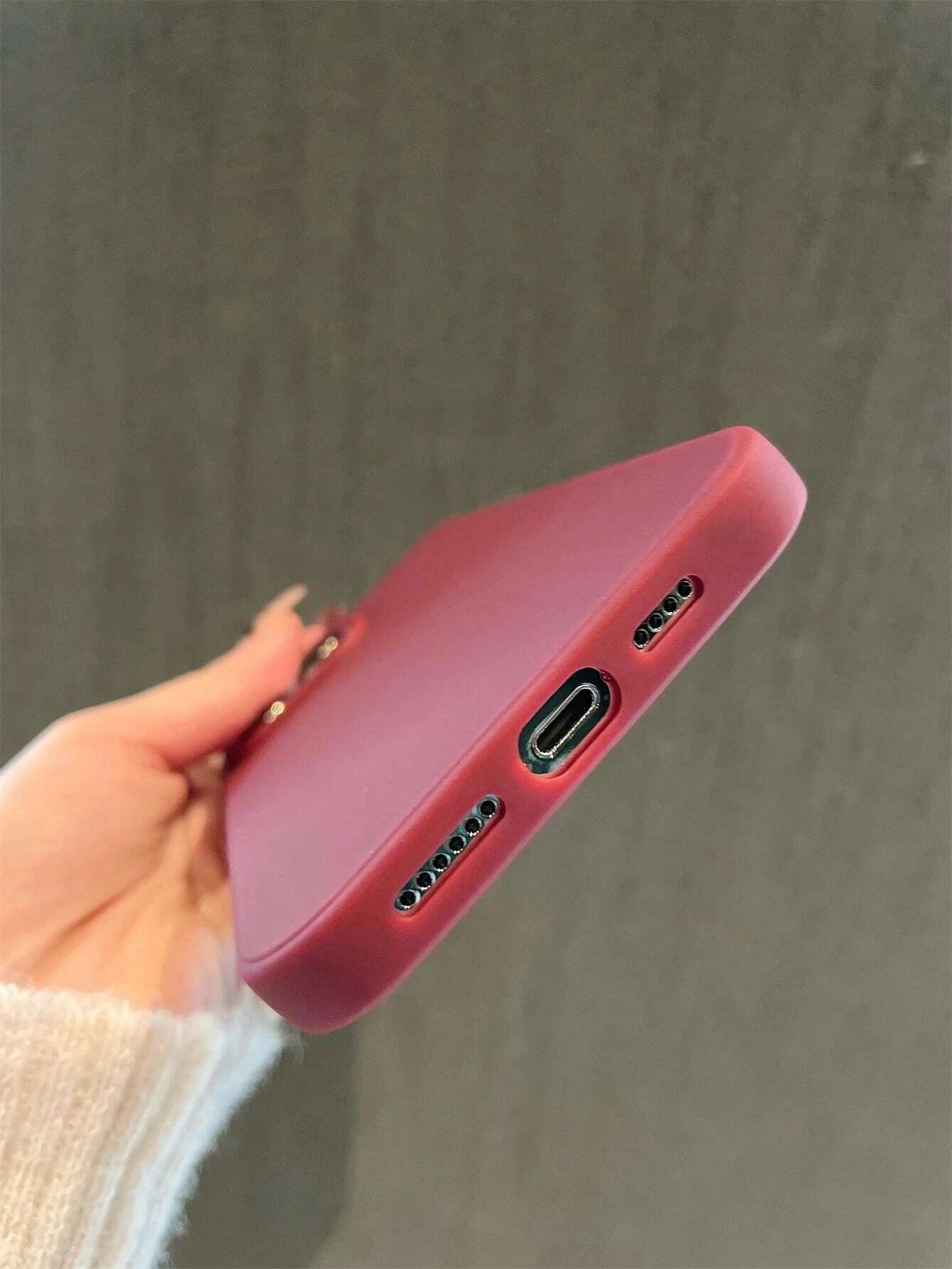 Apple Iphone 16 Iphone Simplistic Solid Color Matte Anti-Fall Mobile Phone Case