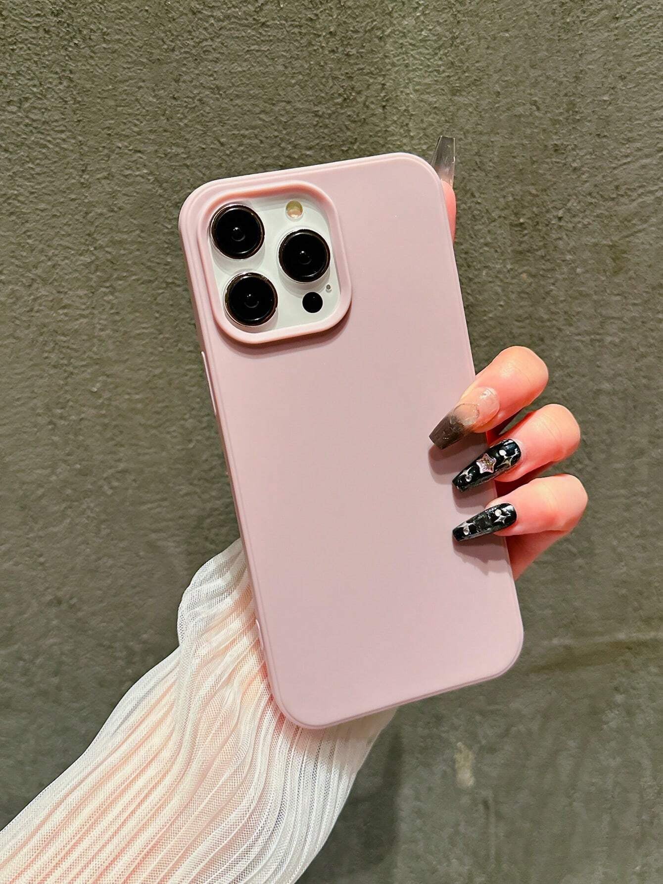 Apple Iphone 16 Iphone Simplistic Solid Color Matte Anti-Fall Mobile Phone Case