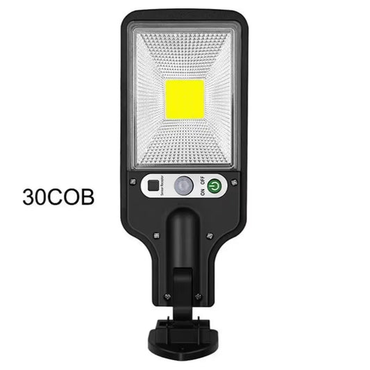 Solar Outdoor Led Courtyard Wall Lamp with 3 Mode Waterproof Motion Sensor Security Lighting Street Lights for Garden Patio Path