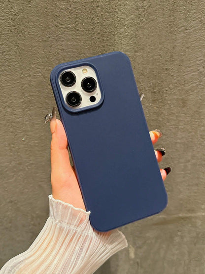 Apple Iphone 16 Iphone Simplistic Solid Color Matte Anti-Fall Mobile Phone Case