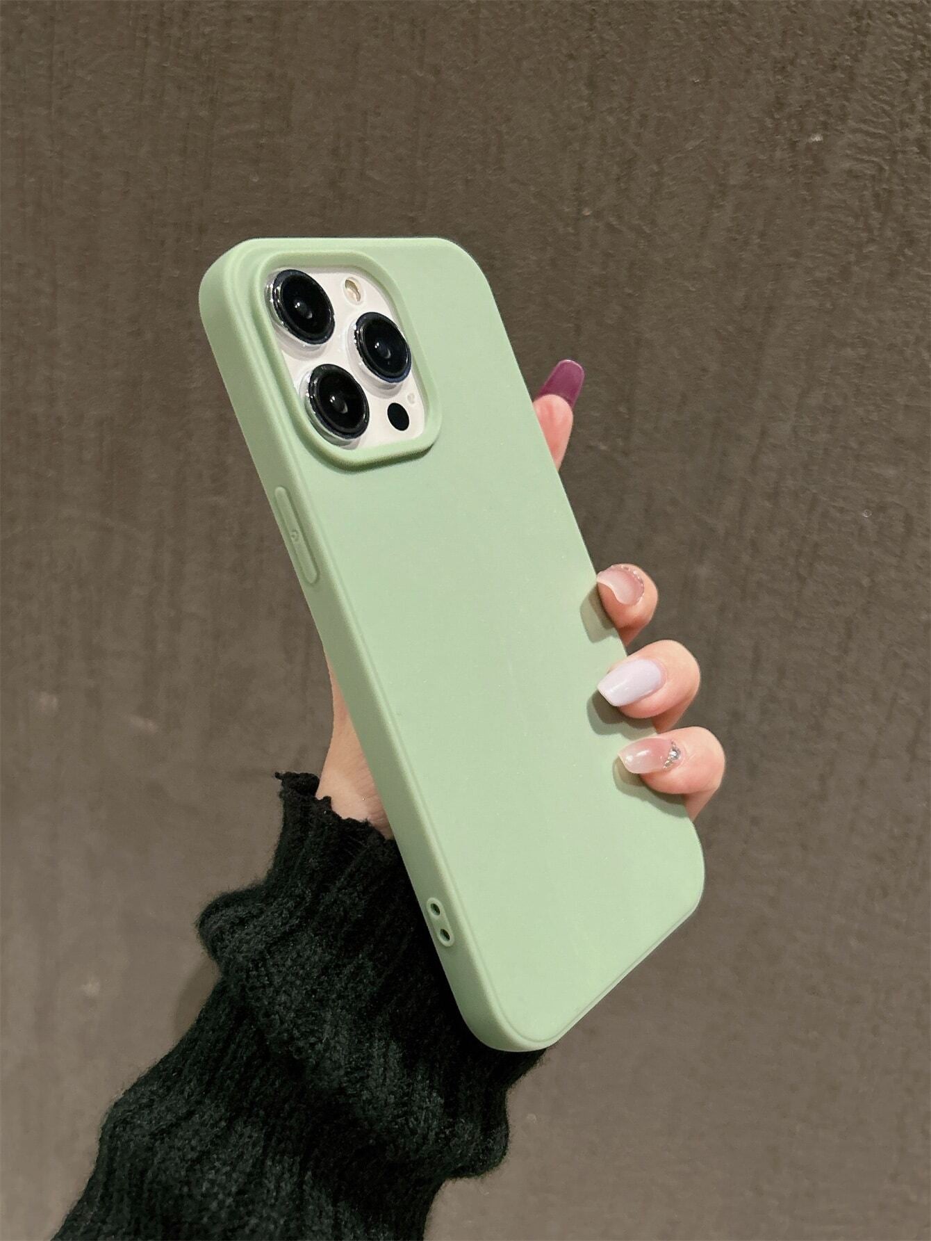 Apple Iphone 16 Iphone Simplistic Solid Color Matte Anti-Fall Mobile Phone Case