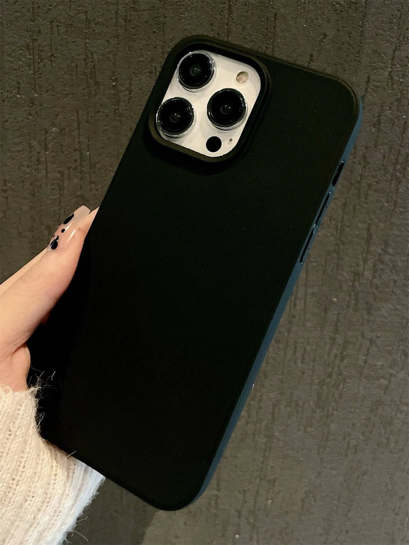 Apple Iphone 16 Iphone Simplistic Solid Color Matte Anti-Fall Mobile Phone Case
