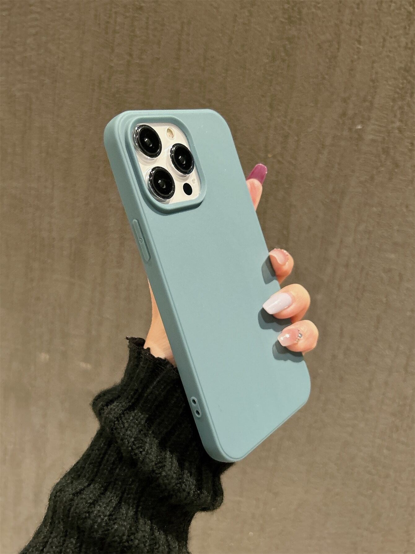 Apple Iphone 16 Iphone Simplistic Solid Color Matte Anti-Fall Mobile Phone Case