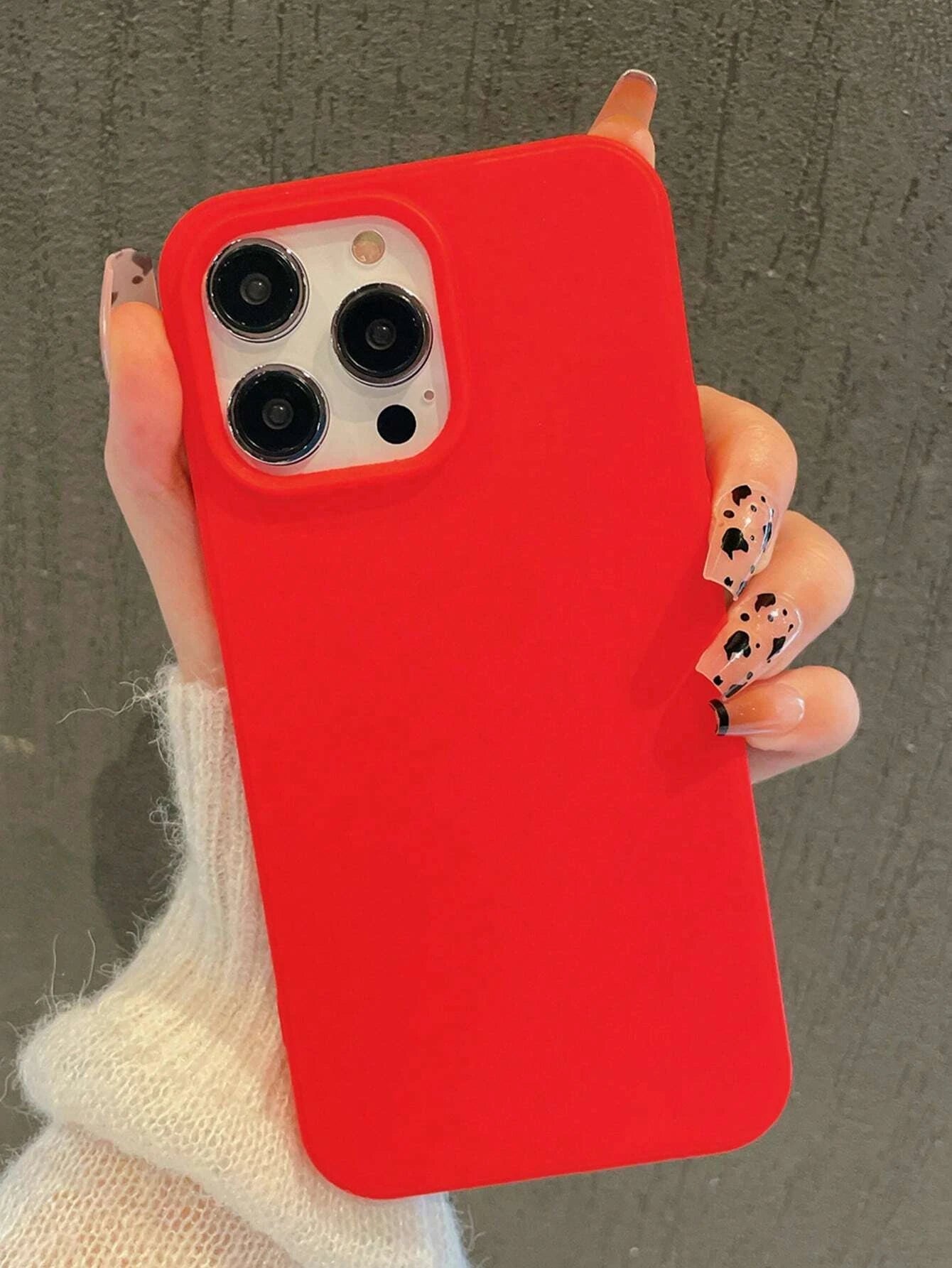 Apple Iphone 16 Iphone Simplistic Solid Color Matte Anti-Fall Mobile Phone Case