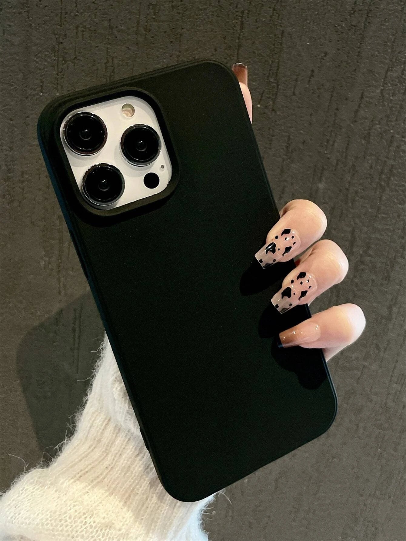Apple Iphone 16 Iphone Simplistic Solid Color Matte Anti-Fall Mobile Phone Case