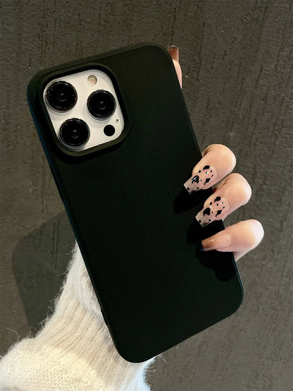 Apple Iphone 16 Iphone Simplistic Solid Color Matte Anti-Fall Mobile Phone Case