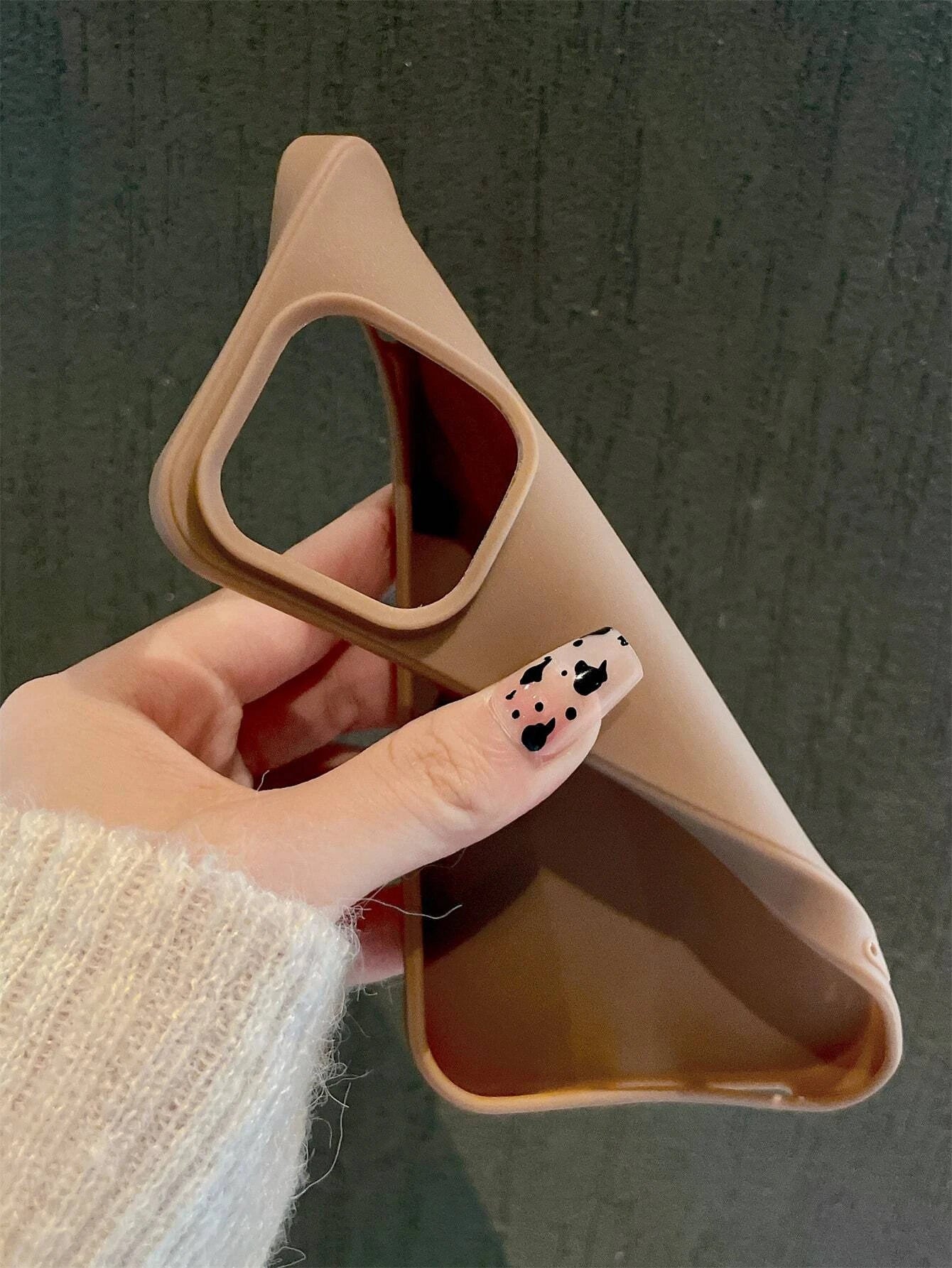 Apple Iphone 16 Iphone Simplistic Solid Color Matte Anti-Fall Mobile Phone Case