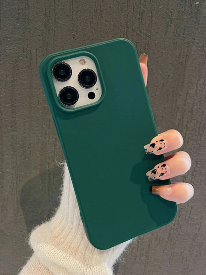 Apple Iphone 16 Iphone Simplistic Solid Color Matte Anti-Fall Mobile Phone Case