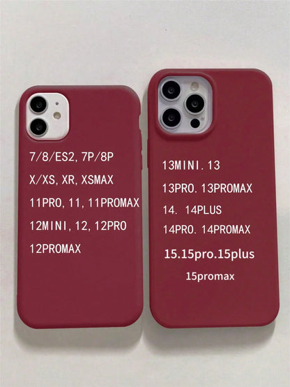 Apple Iphone 16 Iphone Simplistic Solid Color Matte Anti-Fall Mobile Phone Case