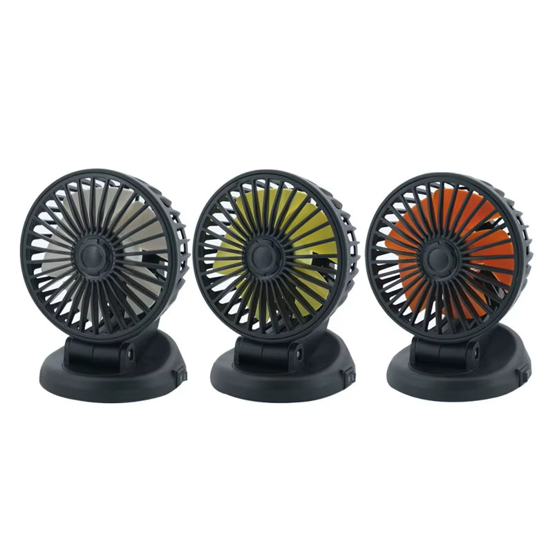 Car Fan Single Head Fan 360° Adjustable Cooling Fan Car Electrical Appliances with Cigarette Lighter Plug for Car Truck SUV RV