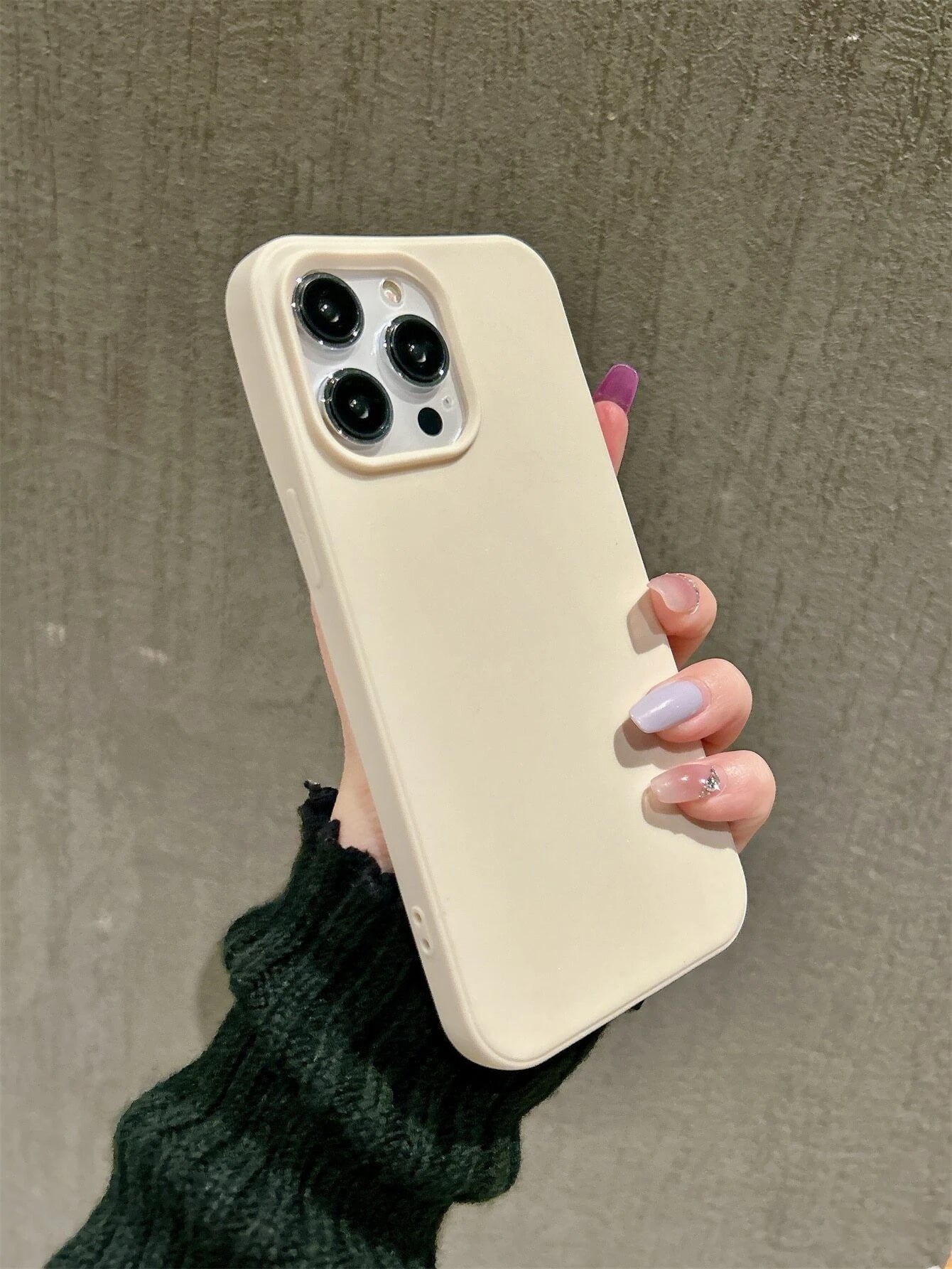 Apple Iphone 16 Iphone Simplistic Solid Color Matte Anti-Fall Mobile Phone Case