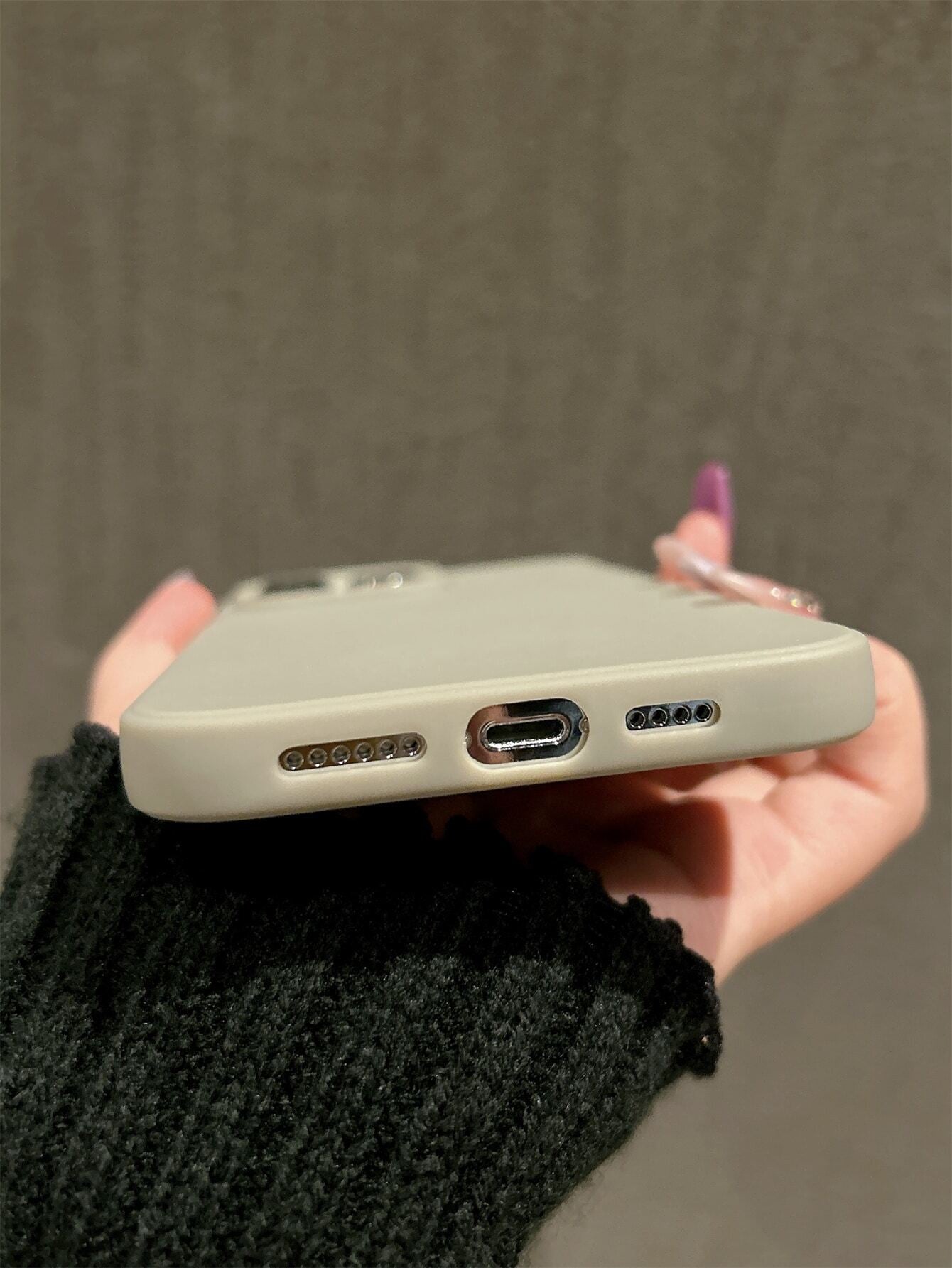 Apple Iphone 16 Iphone Simplistic Solid Color Matte Anti-Fall Mobile Phone Case