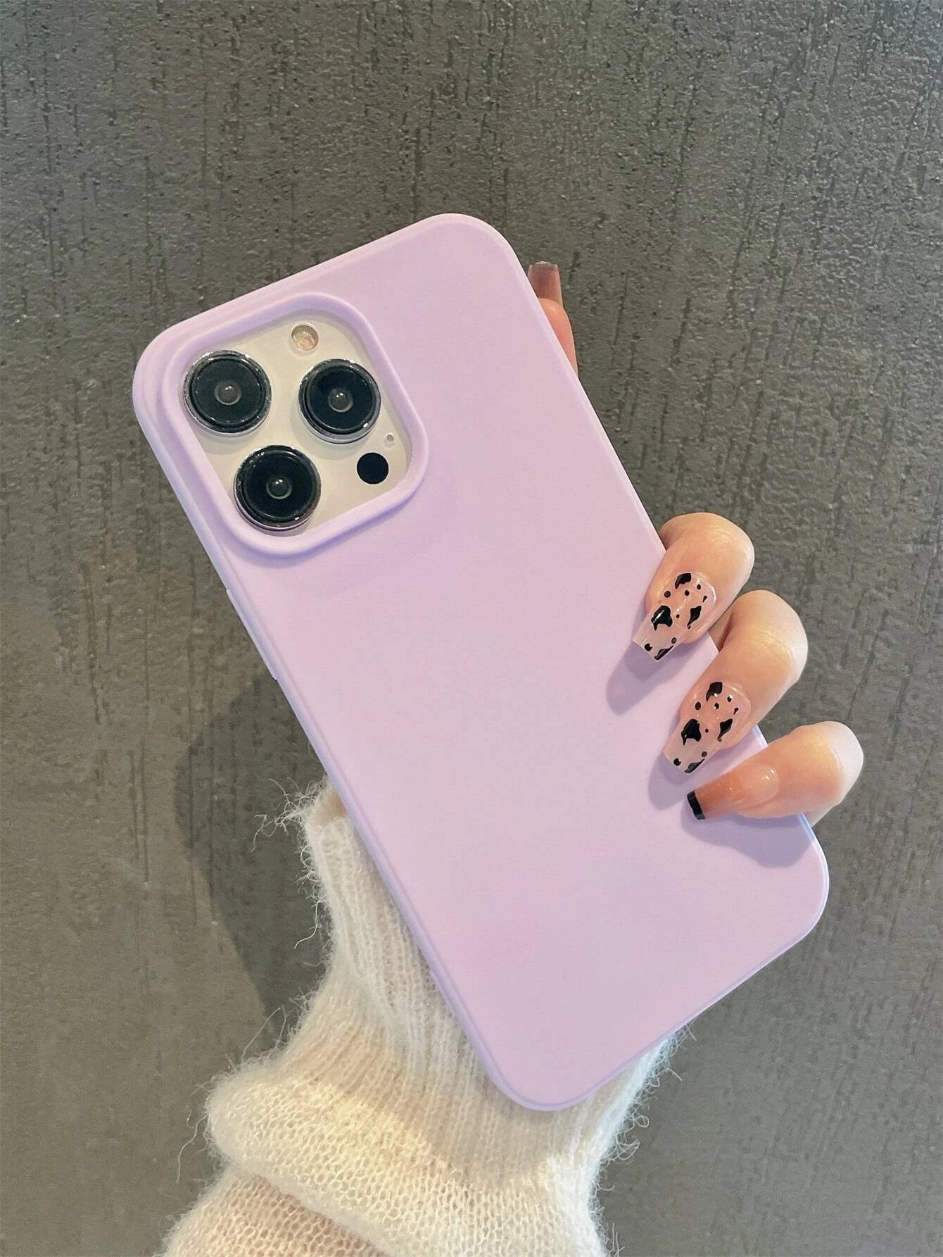 Apple Iphone 16 Iphone Simplistic Solid Color Matte Anti-Fall Mobile Phone Case