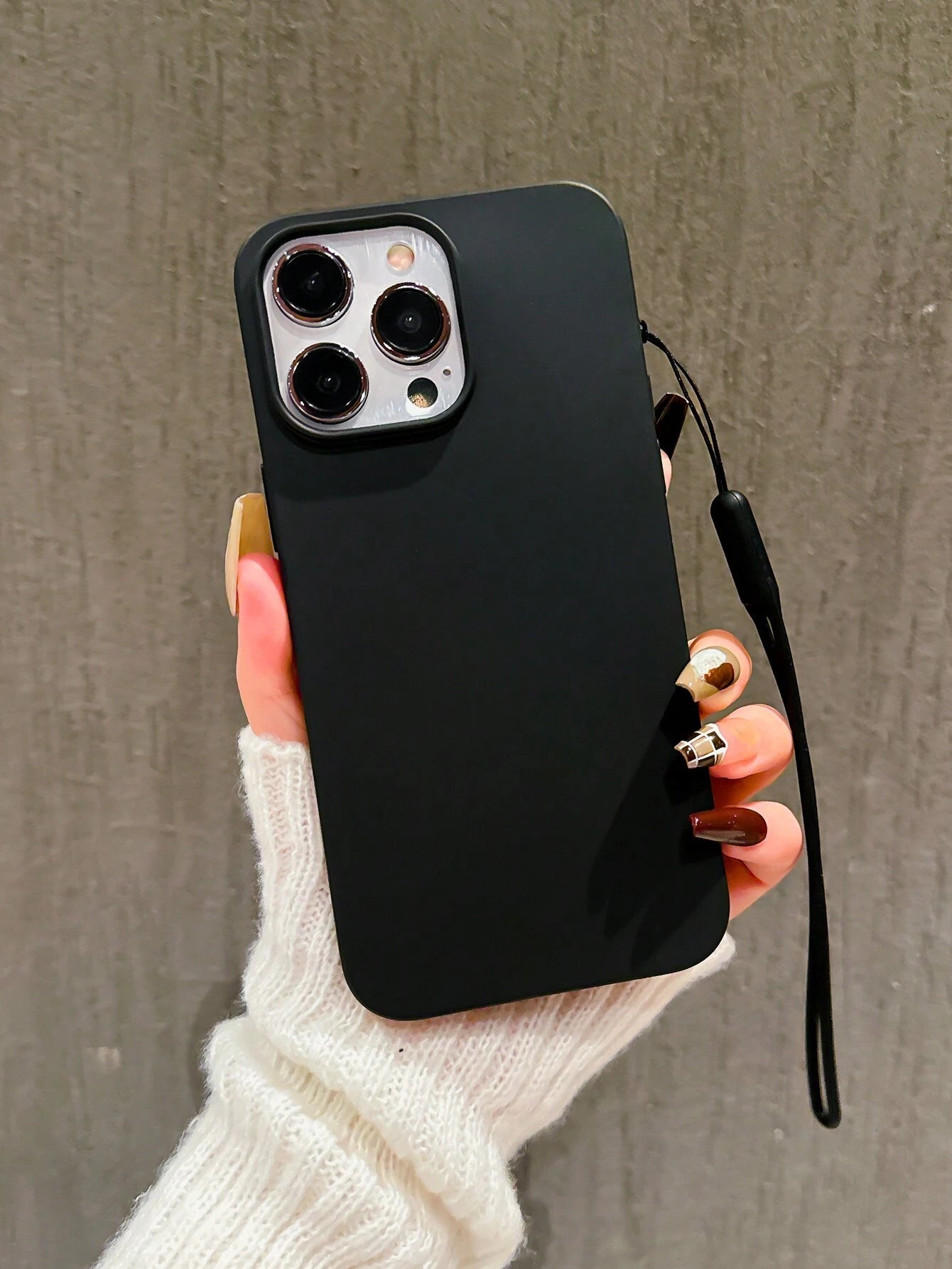 Apple Iphone 16 Iphone Simplistic Solid Color Matte Anti-Fall Mobile Phone Case